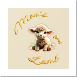 Mom´s little lamb Posters and Art